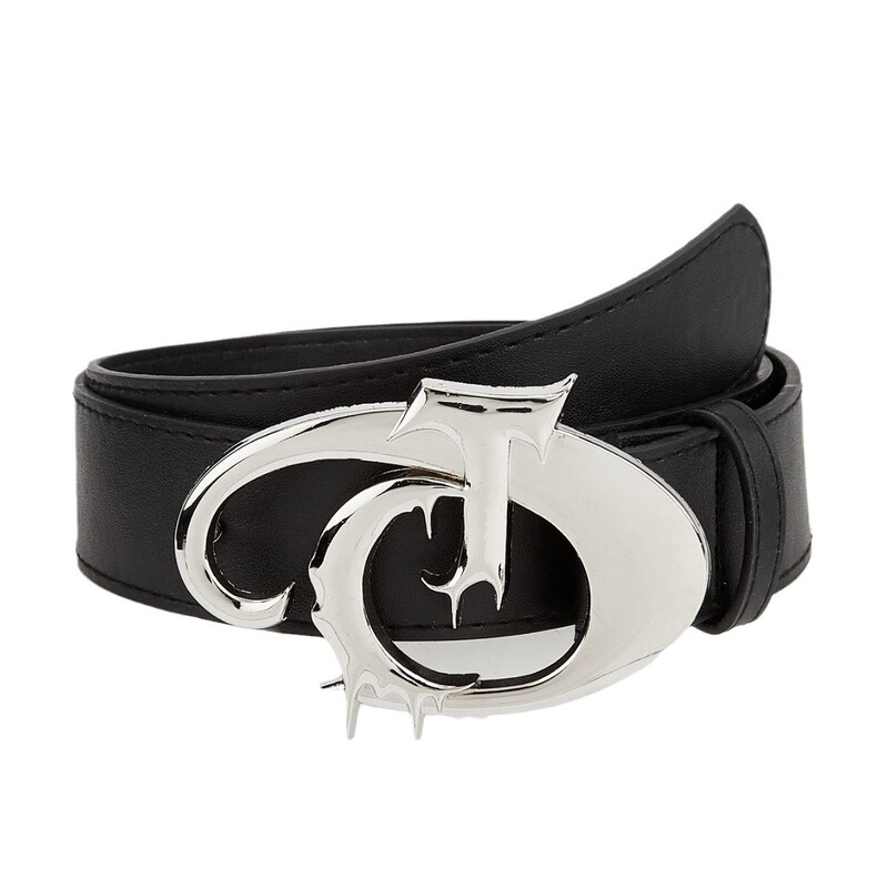 Cureaua cu cataramă Punk Moon Star Design Cruce Metal Vintage Gotic Bărbați Femei Curea Y2k Curea din piele Pu Jeans Pantaloni Curea decorativă