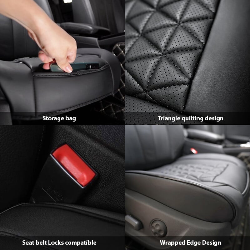 Nový poťah na predné autosedačky z PU kože, vankúš na sedadlo do auta, chránič sedadla automobilu, univerzálna podložka do auta, podložka na sedadlo, autopríslušenstvo