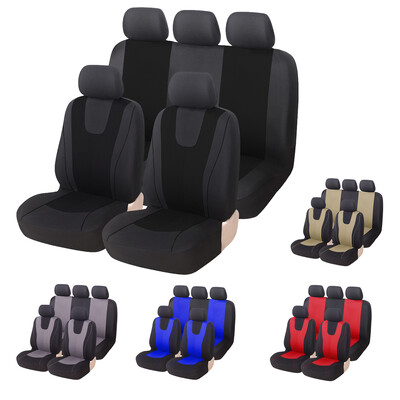 Szövet autós üléshuzatok készlet Citroen C2 C3 C4 Cactus C5 C4 Picasso C6 DS3 DS4 DS5 Ülésvédelem Üléspárna Autós tartozékokhoz