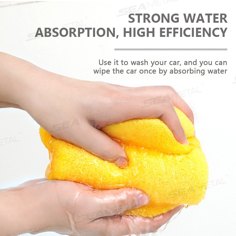 SEAMETAL spužva za depilaciju automobila visoke gustoće Ultra-meka spužva za automatsko pranje bez ogrebotina Komplet alata za detaljno upijanje automobila