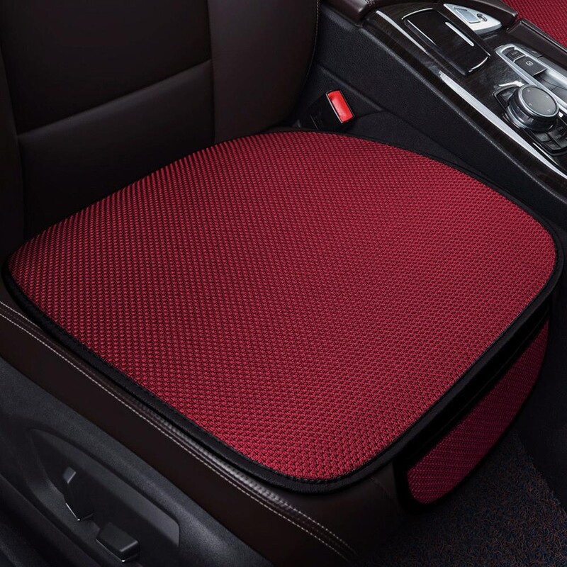 Husă scaun față mașină de vară, mașină de gheață, scaun anti-alunecare, scaune, pernă, covoraș, scaun, pernă rece, perne, perne, automobil X9O8