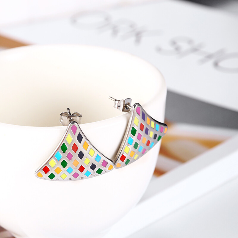 Xuanhua rozsdamentes acél készletek nőknek Többszínű luxus divatékszerek indiai ékszer készletek ékszer kiegészítők