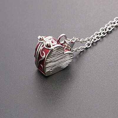 Kisállat hamu medál emlék nyaklánc macska urnák tárolóedényekhez Szív alakú tartó kis kiegészítő réz kutya