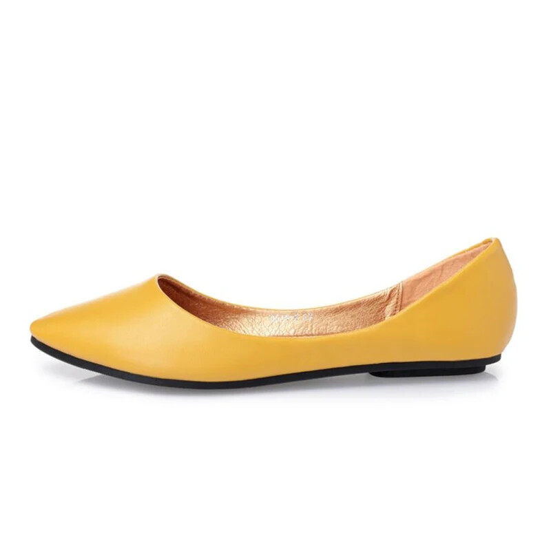 BEYARNE Bőr Lapos Cipők Női Kézzel varrott Bőr Loaferek Marhabőr SpringCandy színű Alkalmi Cipők Női Lapos Női CipőE531