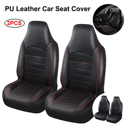 PU ādas priekšējais sēdekļa pārsegs auto modes stils augsta aizmugure spainis automašīnas sēdekļa aizsargpārvalks Universālie automašīnas sēdekļu piederumi