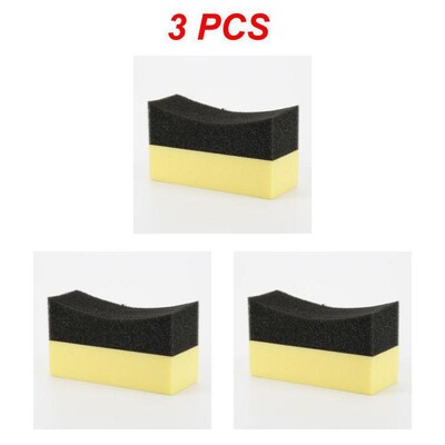 2~5PCS Композит за почистване на автомобили PE Многоцелеви ъглови втриващи восък Гъба Четка за гуми Почистване на автомобили Автомобилни инструменти