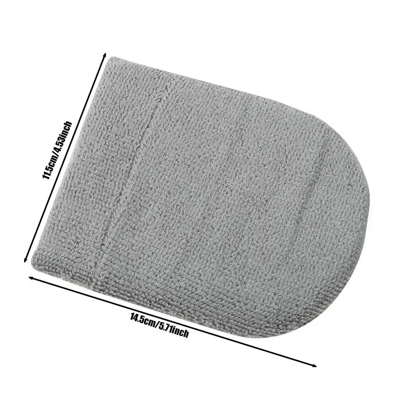 2/6 vnt Automobilių U formos poliravimo ir vaškavimo kempinėMinkštas mikropluošto rankšluostis automobilio vaško aplikatorius Pirštinės tipo putplasčio padas Automobilio detalizavimo įrankiai