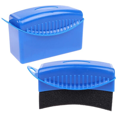 Automobilių ratų poliravimo vaškavimo kempinė šepetėlis su dangteliu ABS plovimo valymas padangos kontūro tvarsliava aplikatoriaus trinkelės Detalės priedai