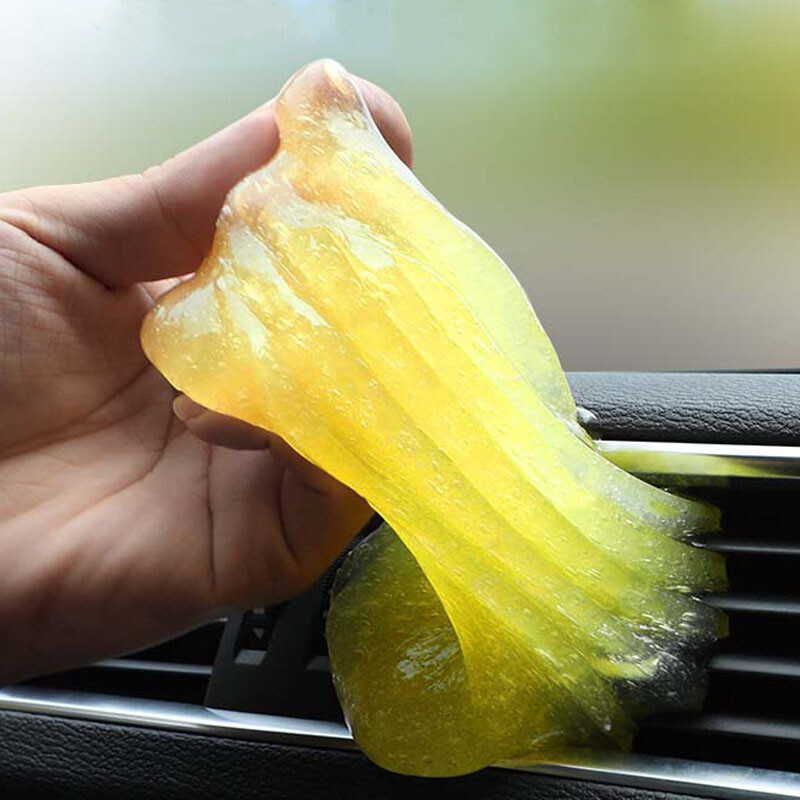 Auto puhastamine Jelly Gel õhuventilaatori väljalaskeava Magic Clean Mud Gap tolmu mustuse eemaldaja liim sülearvuti klaviatuur kodupuhastusvahend