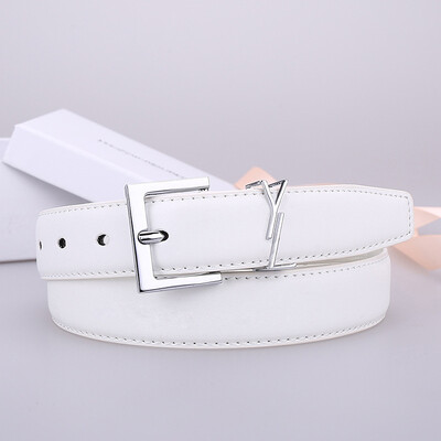 Ženski remen Kožna zlatna iglana kopča Moderan i svestran traper Ležerni ukras Dizajnerski ženski remen