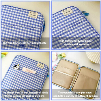 Τσάντα Tablet Sleeve Bag 7,9-12,9 ιντσών Θήκη για IPad Samsung Xiaomi κάλυμμα τσάντας Αντικραδασμική θήκη πολλαπλών τσέπες Θήκες tablet