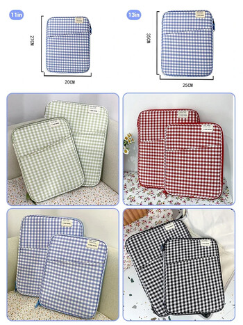 Τσάντα Tablet Sleeve Bag 7,9-12,9 ιντσών Θήκη για IPad Samsung Xiaomi κάλυμμα τσάντας Αντικραδασμική θήκη πολλαπλών τσέπες Θήκες tablet