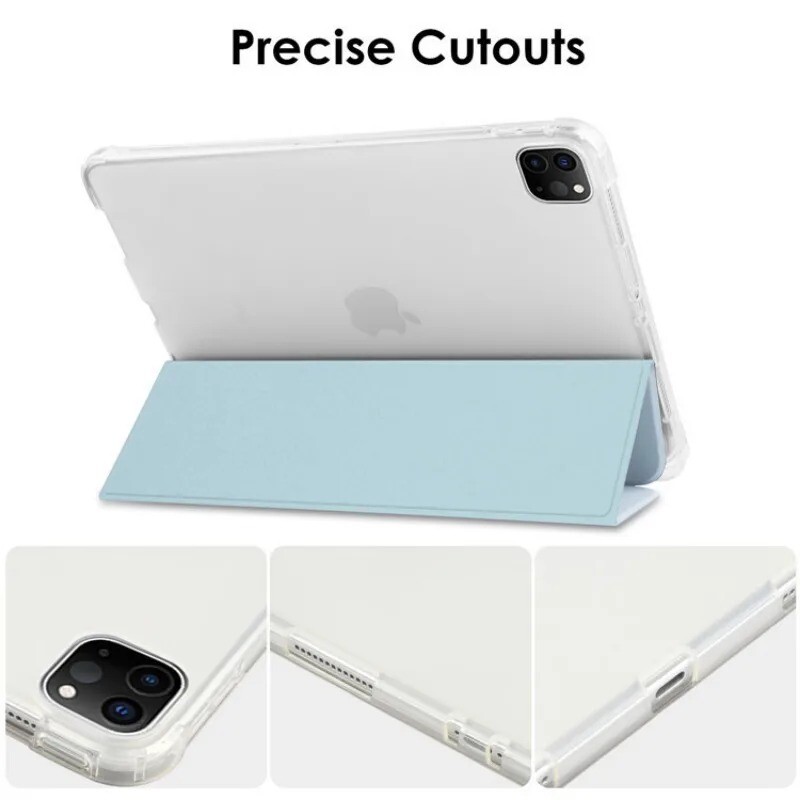 Skirta iPad Pro 13 colių 2024 dėklui A2925 A2926 A3007 su pieštuko laikikliu Smart Cover Funda Skirta ipad pro 13 m4 dėklui, planšetinių kompiuterių dėkliams