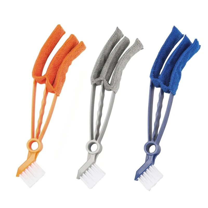 1 tk autopolstri puhastuskomplekt Kahe peaga puhastushari, õhukonditsioneeri ventilatsiooniava tolmu eemaldamise hooldushari uuesti puhastatav