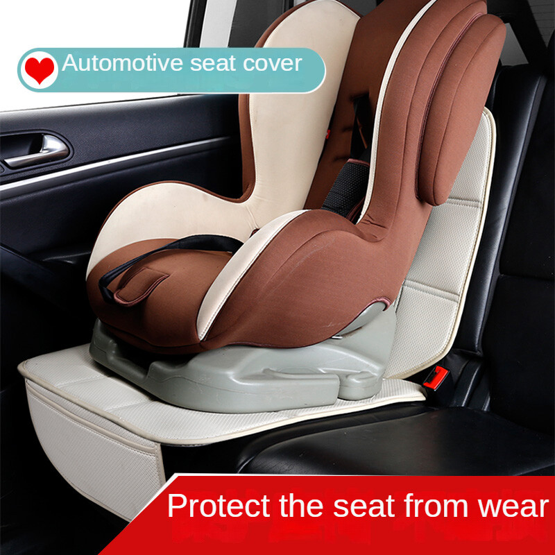 Chránič autosedačky z kože, detská bezpečnostná podložka do zadného sedadla, rohožka s ISOFIX rozhraním, ochranná deka pre deti
