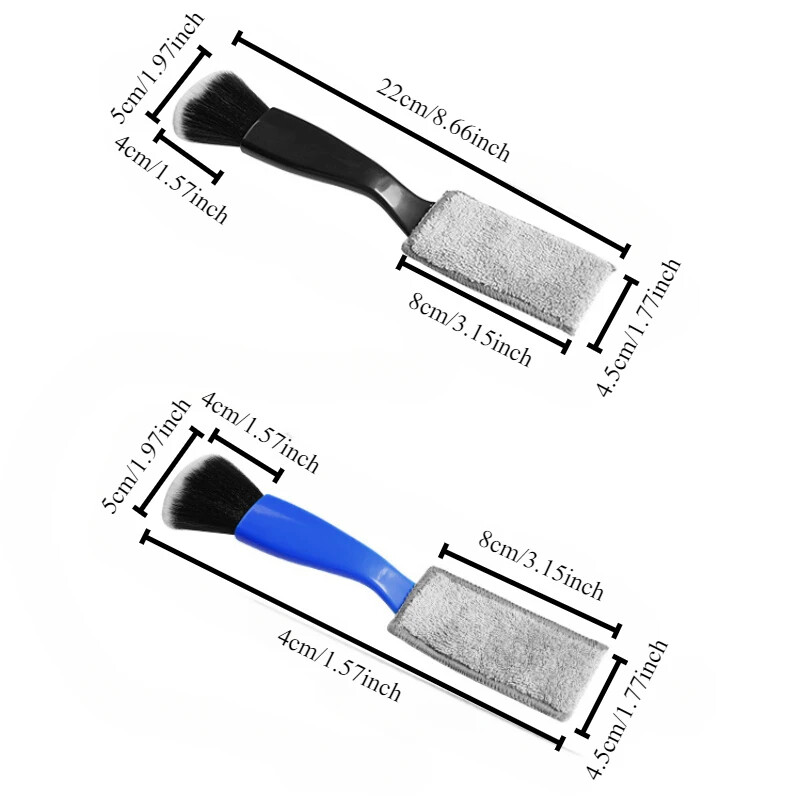 1tk Autopuhastushari multifunktsionaalne auto kliimaseadme tuulutusava armatuurlaua tolmueemaldus pehme harja puhastusdetailid