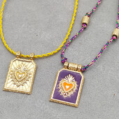 Bohemiško stiliaus Taro korta, pakabukas širdžiai, karoliai iš nerūdijančio plieno Spalvinga Demon Eye Y2k Charm Choker suasmeninta papuošalo dovana