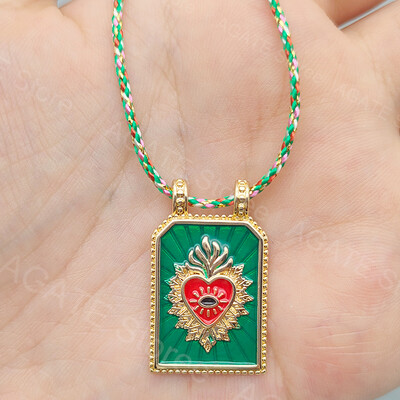 Bohemiško stiliaus Taro korta, pakabukas širdžiai, karoliai iš nerūdijančio plieno Spalvinga Demon Eye Y2k Charm Choker suasmeninta papuošalo dovana