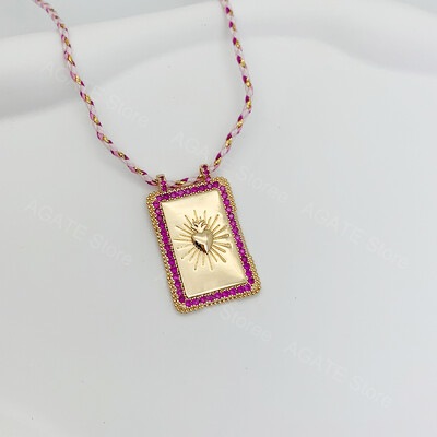 Bohemiško stiliaus Taro korta, pakabukas širdžiai, karoliai iš nerūdijančio plieno Spalvinga Demon Eye Y2k Charm Choker suasmeninta papuošalo dovana