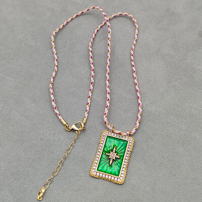 Bohemiško stiliaus Taro korta, pakabukas širdžiai, karoliai iš nerūdijančio plieno Spalvinga Demon Eye Y2k Charm Choker suasmeninta papuošalo dovana