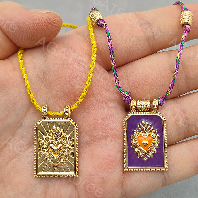 Bohemiško stiliaus Taro korta, pakabukas širdžiai, karoliai iš nerūdijančio plieno Spalvinga Demon Eye Y2k Charm Choker suasmeninta papuošalo dovana