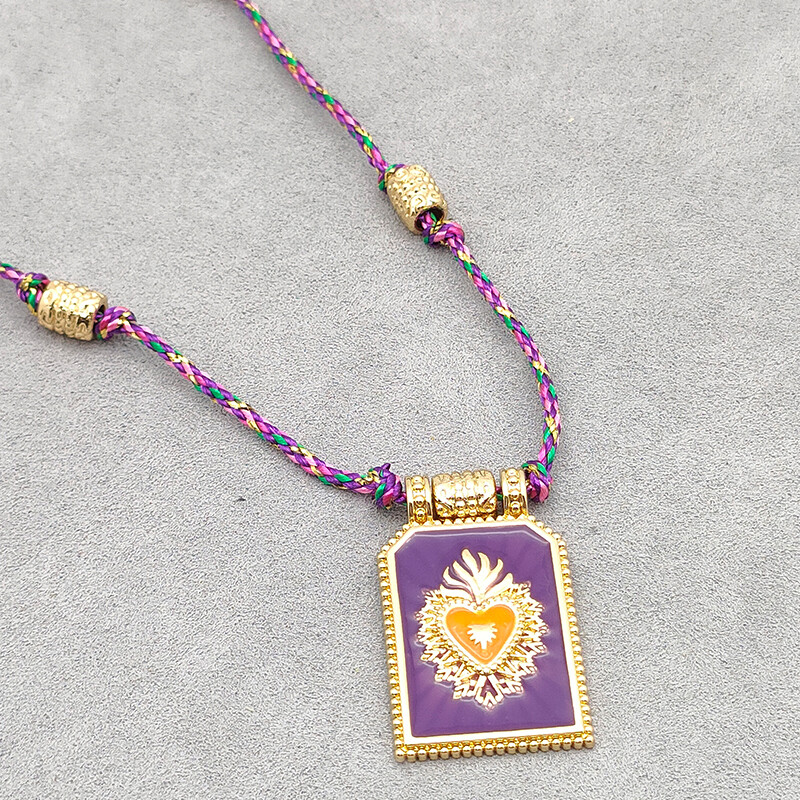 Bohemiško stiliaus Taro korta, pakabukas širdžiai, karoliai iš nerūdijančio plieno Spalvinga Demon Eye Y2k Charm Choker suasmeninta papuošalo dovana