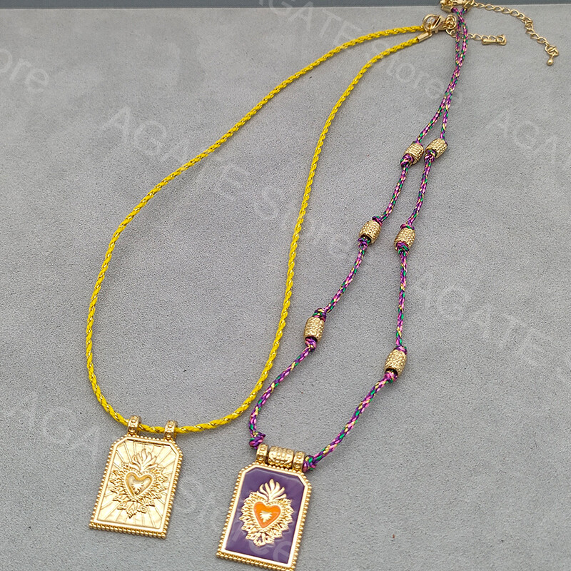 Bohemiško stiliaus Taro korta, pakabukas širdžiai, karoliai iš nerūdijančio plieno Spalvinga Demon Eye Y2k Charm Choker suasmeninta papuošalo dovana