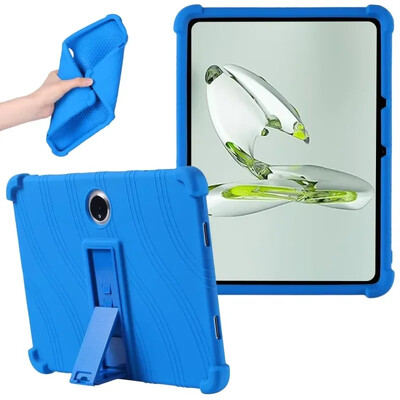 Силиконов капак със стойка за OnePlus Pad Go 2023 11.4" Tablet PC Удароустойчив протектор Funda за One Plus Pad Go Soft