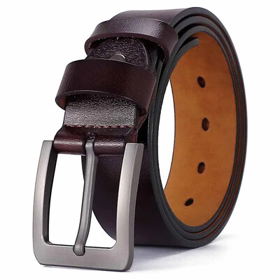 130 140 150 160 170 cm Plus liela izmēra josta vīriešu dabīgās ādas siksna Luksusa pin sprādzes jostas Cummerbunds Ceinture Homme
