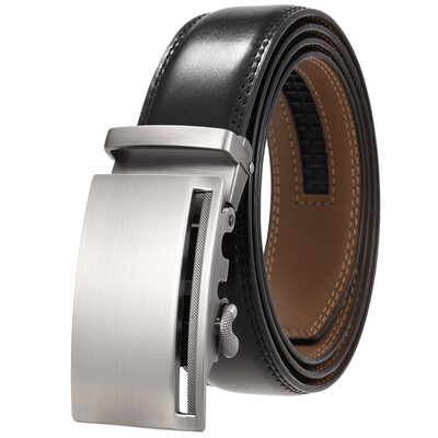 CETIRI 24 stílusú férfi öv bőr öv férfi automata csat kiváló minőségű férfi Fashion farmer lánc sztreccs masszív luxus márka