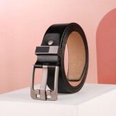 Muški klasični vintage kožni remen Podesivi remen od prave kože za posao, posao, traperice