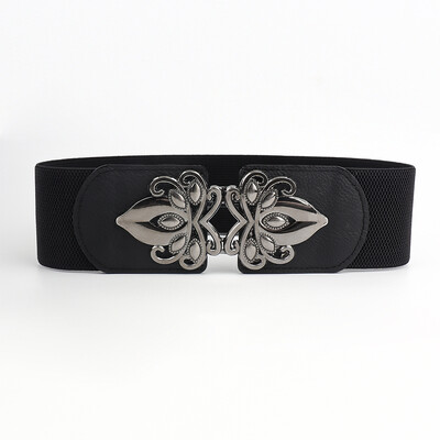 Moterų mados elastiniai diržai dizainerio Prabangios prekės ženklo metalinė sagtis juosmens suknelė Paltas Megztinis Dekoratyvinė juosmens juosta