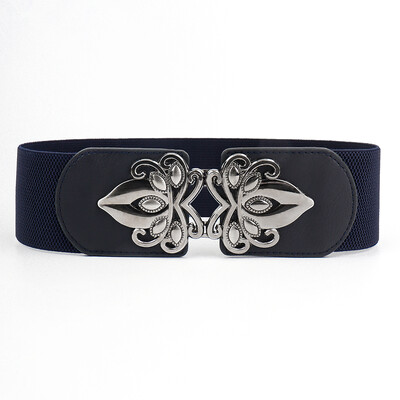 Moterų mados elastiniai diržai dizainerio Prabangios prekės ženklo metalinė sagtis juosmens suknelė Paltas Megztinis Dekoratyvinė juosmens juosta