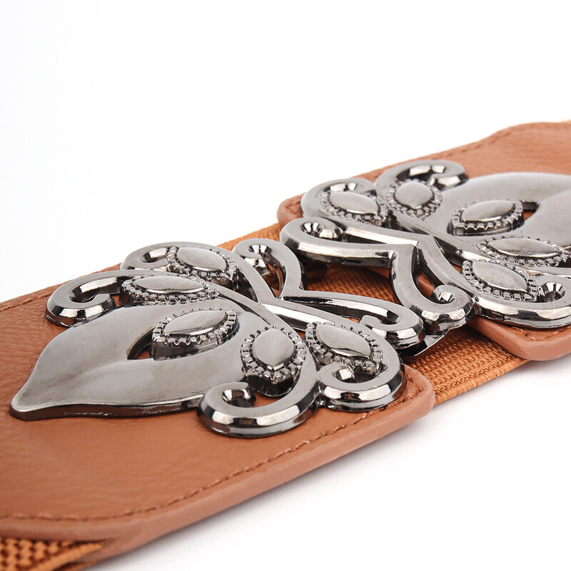 Moterų mados elastiniai diržai dizainerio Prabangios prekės ženklo metalinė sagtis juosmens suknelė Paltas Megztinis Dekoratyvinė juosmens juosta