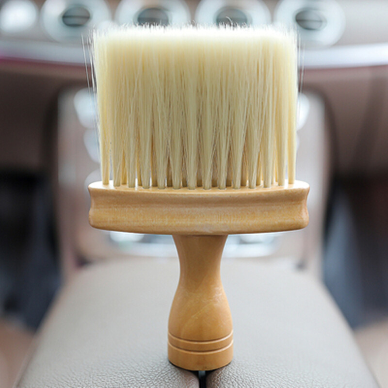 LULECI Beech auto õhu väljalaskeava puhastushari armatuurlaud Konditsioneer tolmupühkimistööriist Auto siseruumide kodukontori tolmuharjad