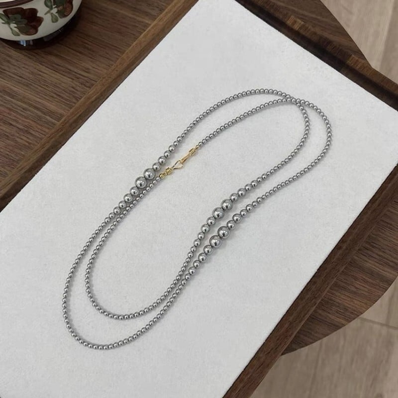 2024-es új, kifinomult, elegáns, sokoldalú prarl nyaklánc medálok női divatos, csúcskategóriás, hosszú luxuspulóver ékszerlánc