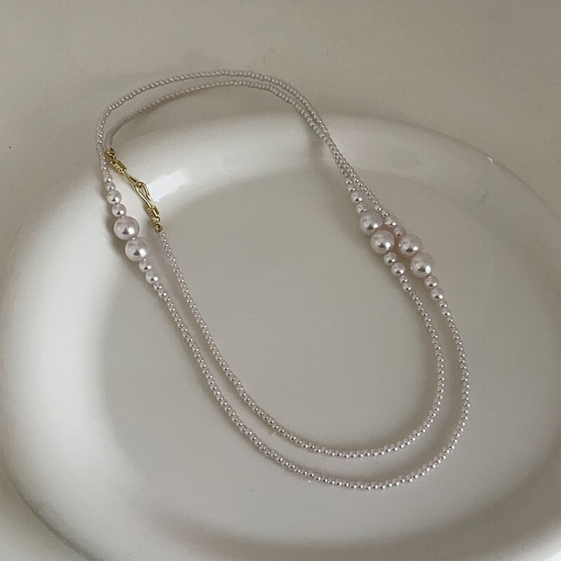 2024-es új, kifinomult, elegáns, sokoldalú prarl nyaklánc medálok női divatos, csúcskategóriás, hosszú luxuspulóver ékszerlánc