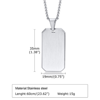 Ogrlica za muškarce Geometrijski privjesak s umetkom od cirkona od nehrđajućeg čelika, crna ogrlica, metalna ogrlica koja ne blijedi, modni dizajn nakita protiv hrđe