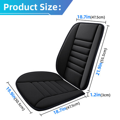 Pernă universală pentru scaun auto, antiderapantă, rezistentă la uzură, cu spătar, pernă pentru scaun auto, pentru toate anotimpurile, huse interioare pentru scaune auto