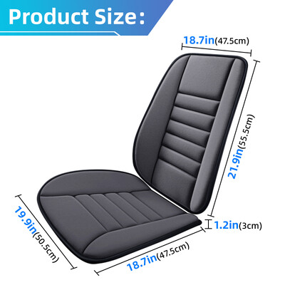 Pernă universală pentru scaun auto, antiderapantă, rezistentă la uzură, cu spătar, pernă pentru scaun auto, pentru toate anotimpurile, huse interioare pentru scaune auto