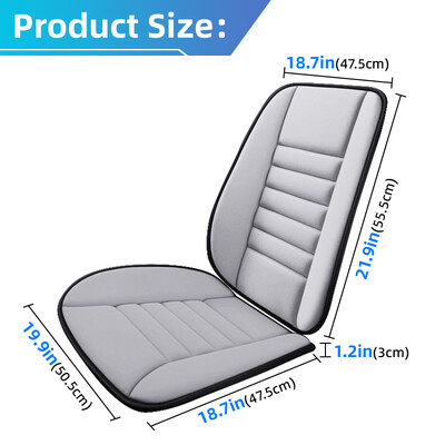 Pernă universală pentru scaun auto, antiderapantă, rezistentă la uzură, cu spătar, pernă pentru scaun auto, pentru toate anotimpurile, huse interioare pentru scaune auto