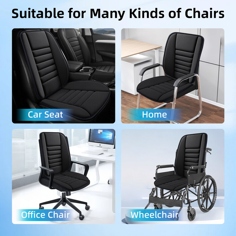 Pernă universală pentru scaun auto, antiderapantă, rezistentă la uzură, cu spătar, pernă pentru scaun auto, pentru toate anotimpurile, huse interioare pentru scaune auto