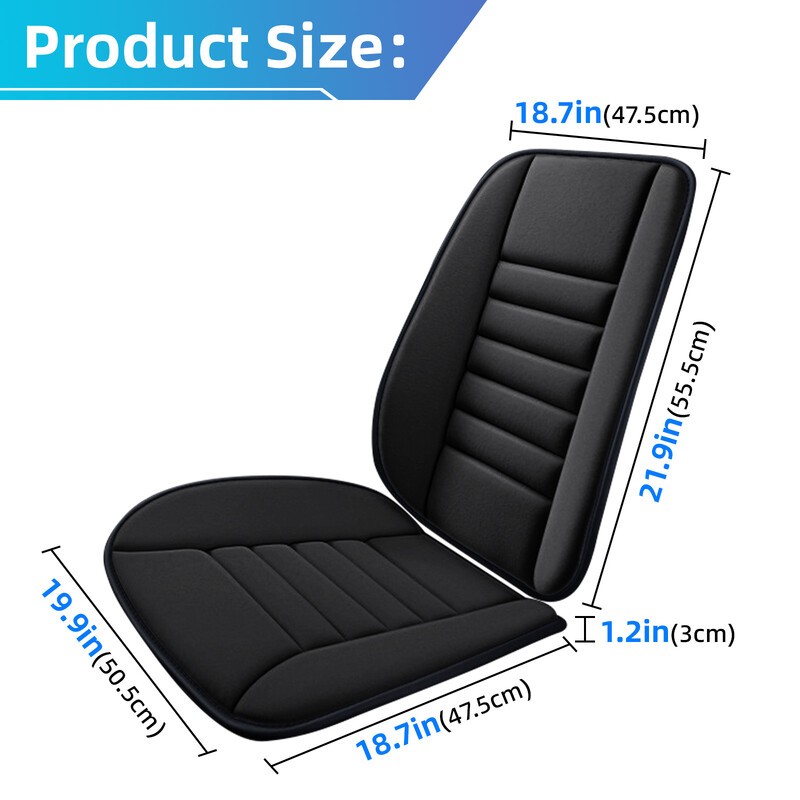 Pernă universală pentru scaun auto, antiderapantă, rezistentă la uzură, cu spătar, pernă pentru scaun auto, pentru toate anotimpurile, huse interioare pentru scaune auto