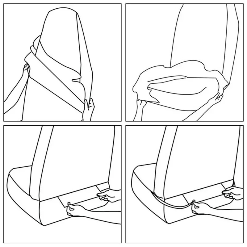 Univerzális autó első üléshuzatok Autóülés védő párna párna védőhuzatok autóülések autóstílusú autótartozékok