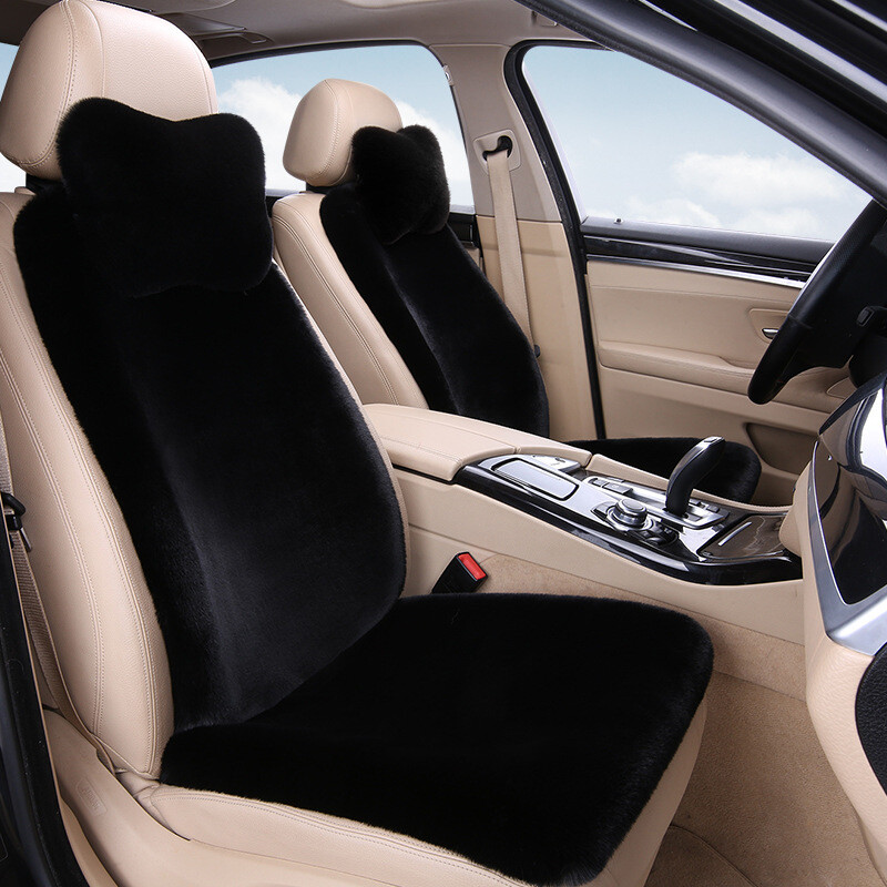 Vastagító plüss autósülés huzat télen melegen tartás mesterséges nyúlszőr autó párna köpeny autósülés védő Lada KIA stb.