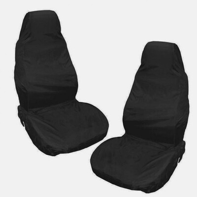 Univerzalna auto crna navlaka za sjedalo Oxford kućne ljubimce otporna na prašinu protiv klizanja Teretni automobil SUV Jastuk za sjedalo kamiona Zaštitna navlaka 2 kom.