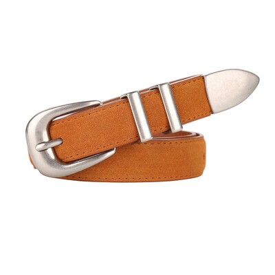 Velúr marhabőr női öv divat alkalmi farmernadrág kiegészítők öv gótikus retro kiváló minőségű tűs csat piros derékpánt