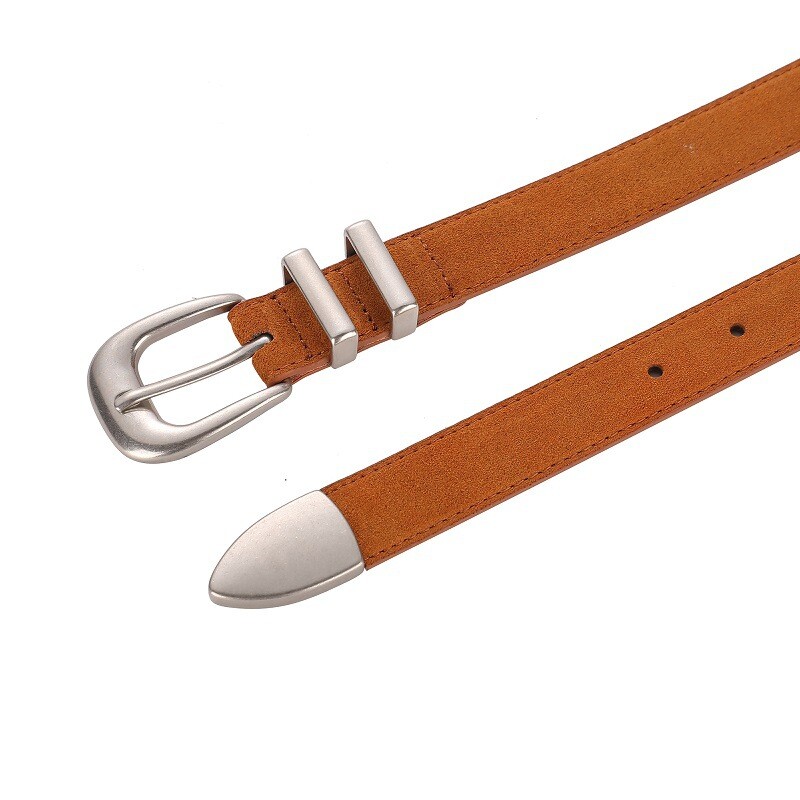 Velúr marhabőr női öv divat alkalmi farmernadrág kiegészítők öv gótikus retro kiváló minőségű tűs csat piros derékpánt