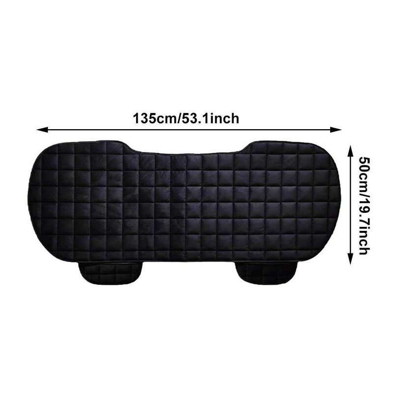 Poťah na autosedačku, predný zadný, vločkový látkový vankúš, nevhodný chránič podložky, auto, nákladné auto, posúvač, teplý, SUV, univerzálny, zimný