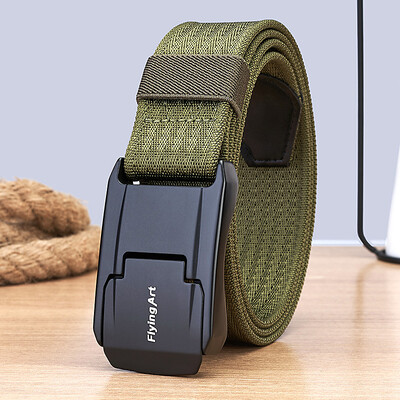 Remen Muškarci Outdoor 115 125 135 cm Taktički brzootpuštajući pojasevi s magnetskom kopčom Višenamjenski platneni pojasevi marinaca